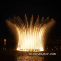 Fonte de água da piscina de parque de jardim ao ar livre de paisagem